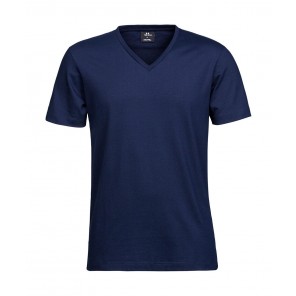 Tee Jays Men's Fashion V-Neck Sof Tee - Navy - 2XL