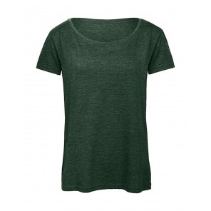 B&C Triblend/women T-Shirt - Heather Forest - L