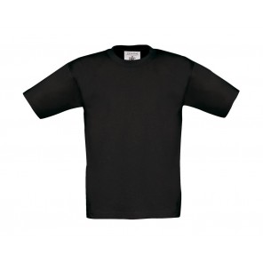 B&C Exact 190/kids T-Shirt - Black - 12/14(152/164)