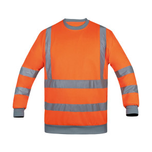 Korntex Hi-Vis Sweatshirt "Limerick" - Orange - 3XL