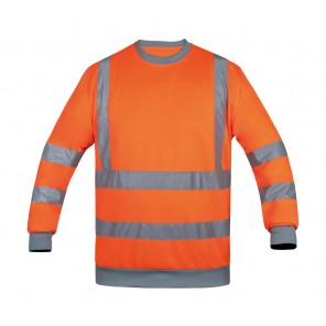 Korntex Hi-Vis Sweatshirt "Limerick" - Orange - XL