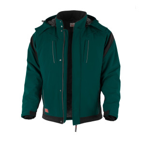 Qualitex Softshelljacke "PRO"-Green / Black-2XL