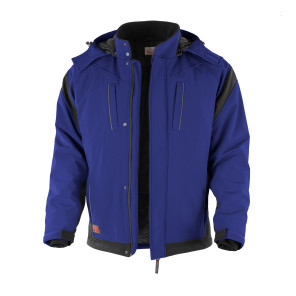 Qualitex Softshelljacke "PRO" Blue / Black - 5XL