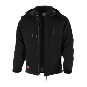 Qualitex Winterjacke "PRO"-Black-5XL