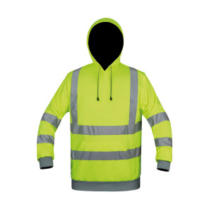 Korntex Hi-Vis Hoody "Cork" - Yellow - L