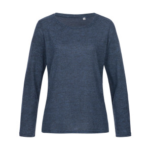 Stedman Knit Long Sleeve Women - Blue - L