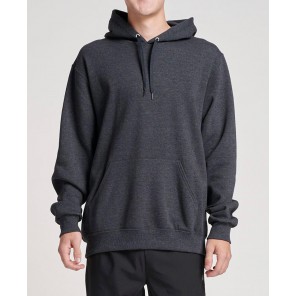 Jerzees JERZEES Eco Premium Blend Hooded Sweatshirt - Black Ink Heather - S