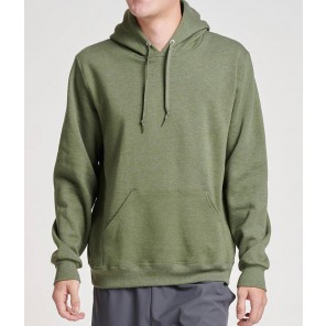 Jerzees JERZEES Eco Premium Blend Hooded Sweatshirt - Military Green Heather - XL