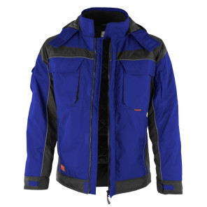 Qualitex Winterjacke "PRO" Blue / Black - 5XL