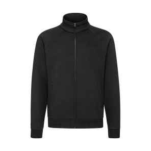Fruit of the Loom Premium Sweat Jacket - Black - 2XL