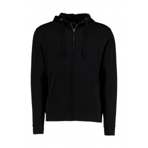 Kustom Kit Regular Fit Zipped Hoodie Superwash® 60º - Black - XS