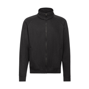 Fruit of the Loom Classic Sweat Jacket - Black - S