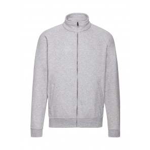 Fruit of the Loom Classic Sweat Jacket - Heather Grey - M