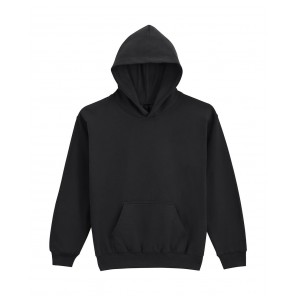 Gildan Softstyle Midweight Fleece Youth Hoodie - Black - XS