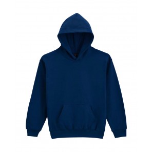 Gildan Softstyle Midweight Fleece Youth Hoodie - Navy - XS