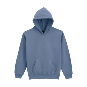 Gildan Softstyle Midweight Fleece Youth Hoodie - Stone Blue - XS
