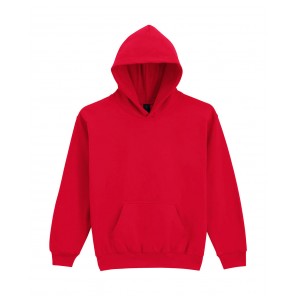 Gildan Softstyle Midweight Fleece Youth Hoodie - Red - XS