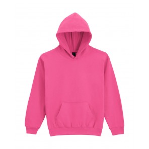 Gildan Softstyle Midweight Fleece Youth Hoodie - Pink Lemonade - XS