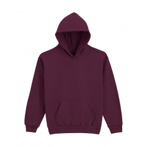Gildan Softstyle Midweight Fleece Youth Hoodie - Maroon - XS
