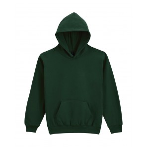 Gildan Softstyle Midweight Fleece Youth Hoodie - Forest Green - XS