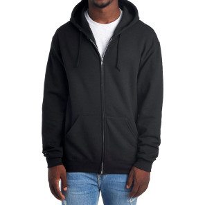 Jerzees NuBlend Full-Zip Hooded Sweatshirt - Black - L