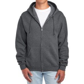 Jerzees NuBlend Full-Zip Hooded Sweatshirt - Black - L