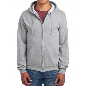 Jerzees NuBlend Full-Zip Hooded Sweatshirt - Athletic Heather - XL