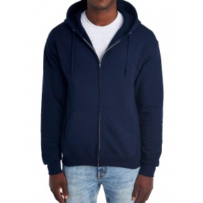 Jerzees NuBlend Full-Zip Hooded Sweatshirt - J. Navy - L