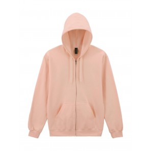 Gildan Softstyle Midweight Full Zip Hooded Sweat - Dusty Rose - 4XL