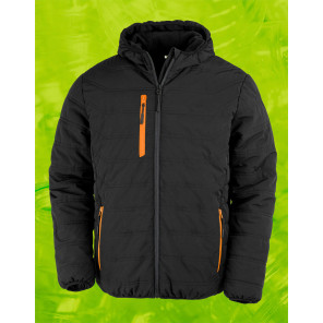 Result Genuine Recycled Black Compass Padded Winter Jacket - Black - M
