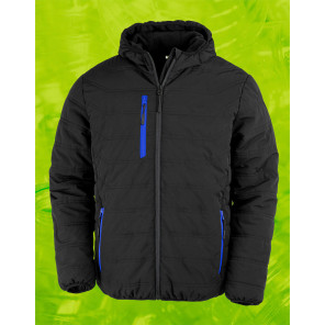 Result Genuine Recycled Black Compass Padded Winter Jacket - Black - M