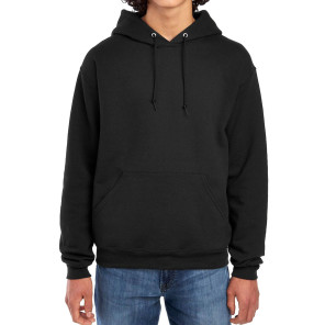 Jerzees NuBlend Hooded Sweatshirt - Black - 4XL