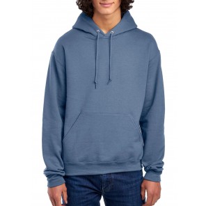Jerzees NuBlend Hooded Sweatshirt - Denim - L