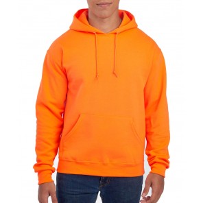 Jerzees NuBlend Hooded Sweatshirt - Safety Orange - L