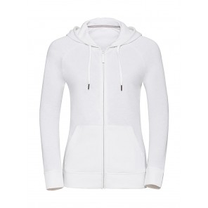 Russell Ladies' HD Zipped Hood Sweat - White - L