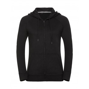 Russell Ladies' HD Zipped Hood Sweat - Black - 2XL