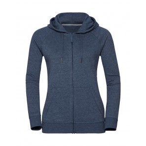 Russell Ladies' HD Zipped Hood Sweat - Bright Navy Marl - L