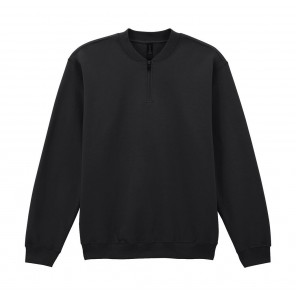 Gildan Softstyle Midweight Adult Fleece 1/4 Zip Sweat - Black - S