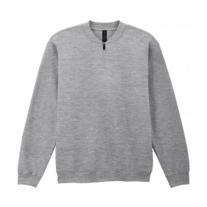 Gildan Softstyle Midweight Adult Fleece 1/4 Zip Sweat - Sport Grey - S