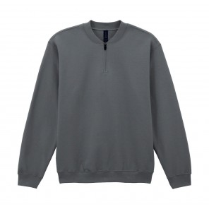 Gildan Softstyle Midweight Adult Fleece 1/4 Zip Sweat - Charcoal - 2XL