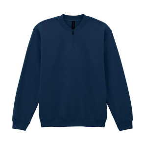 Gildan Softstyle Midweight Adult Fleece 1/4 Zip Sweat - Navy Blue - S