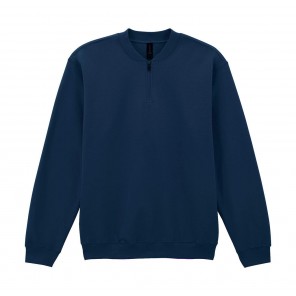 Gildan Softstyle Midweight Adult Fleece 1/4 Zip Sweat - Navy - 2XL