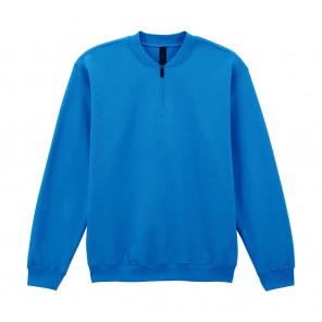 Gildan Softstyle Midweight Adult Fleece 1/4 Zip Sweat - Royal - S