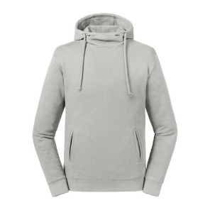 Russell Pure Organic Pure Organic High Collar Hooded Sweat - Beige - L