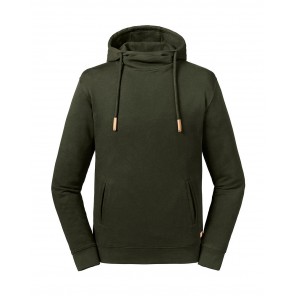 Russell Pure Organic Pure Organic High Collar Hooded Sweat