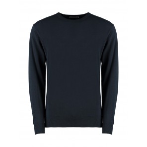 Kustom Kit Regular Fit Arundel Crew Neck Sweater - Navy - 3XL