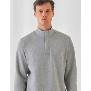 B&C ID.004 Cotton Rich 1/4 Zip Sweat
