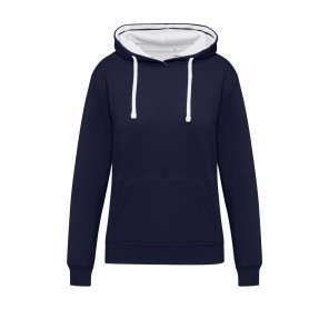 SG Originals Originals Contrast Hooded Sweat Women - Navy/Snowwhite - 3XL
