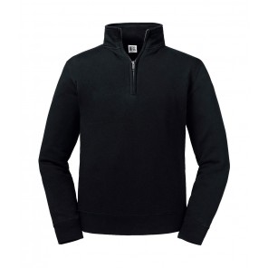 Russell Authentic 1/4 Zip Sweat - Black - XL