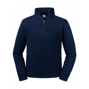 Russell Authentic 1/4 Zip Sweat - French Navy - 4XL